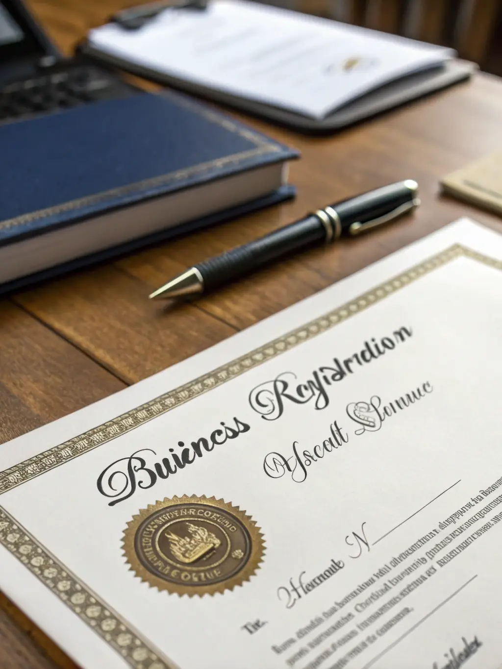 A screenshot of a business registration document, showing the business name, address, and registration date, confirming the legitimacy of the contractor's business.